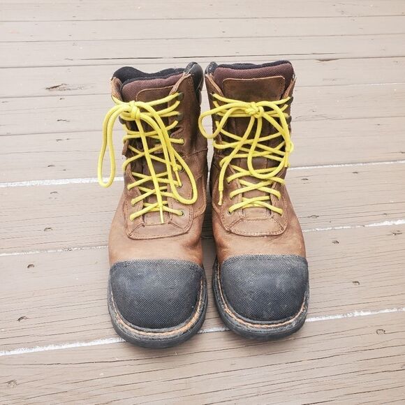 Red Wing Shoes Worx Gravel Men’s 8″ Brown Leather General Utility Work Boots 13 - Picture 4 of 8
